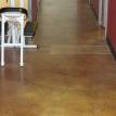 Stained Concrete Floor - Tan Lines - Topeka, KS.